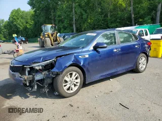 2016 Kia Optima LX with VIN 5XXGT4L39GG082905, listed as a Copart auction lot 61793235 with 187,895 mi miles and Salvage title. Bid and sale history available at DreamBid. Image 1.