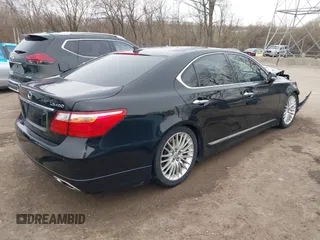 2010 Lexus LS 460 with VIN JTHBL5EF1A5093690, listed as a IAAI auction lot 41873176 with 125,809 mi miles. Bid and sale history available at carsss.com. Image 4.