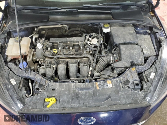 2017 Ford Focus SEL with VIN 1FADP3H22HL340125, listed as a Copart auction lot 51093205 with 81,157 mi miles and Salvage Title. Bid and sale history available at carsss.com. Image 11.