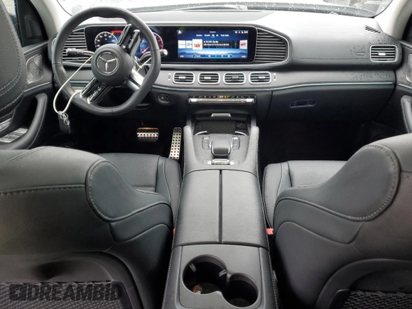 2024 Mercedes-Benz GLS 450 with VIN 4JGFF5KEXRB145672, listed as a Copart auction lot 46038015 with 15,864 mi miles and Salvage Title. Bid and sale history available at DreamBid. Image 8.