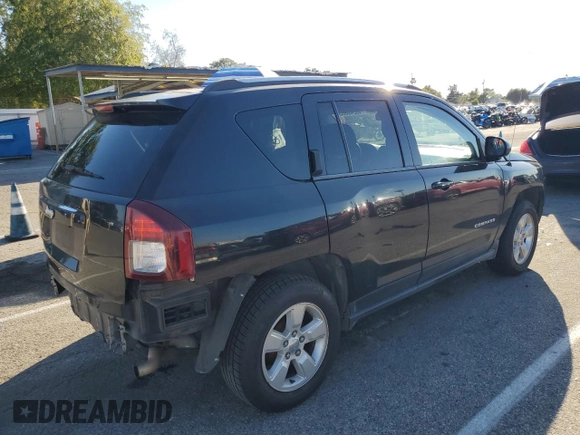 2015 Jeep Compass Sport with VIN 1C4NJCBA1FD190757, listed as a Copart auction lot 46546335 with 104,060 mi miles and Salvage Title. Bid and sale history available at carsss.com. Image 3.