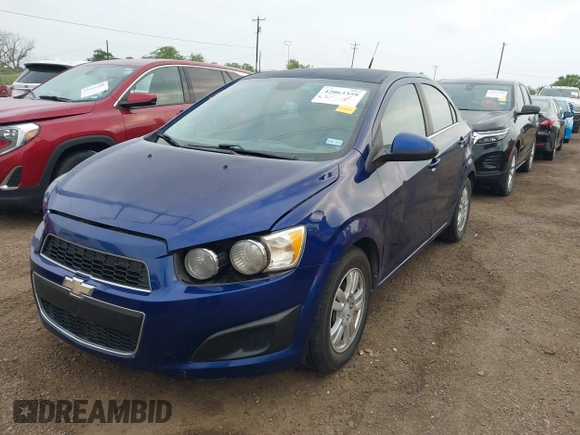2013 Chevrolet Sonic LT with VIN 1G1JC5SH9D4160364, listed as a IAAI auction lot 42063359 with 111,222 mi miles and . Bid and sale history available at DreamBid. Image 2.