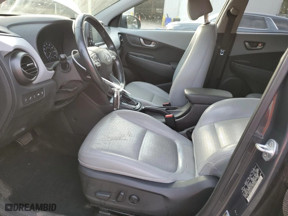 2018 Hyundai Kona Ultimate with VIN KM8K5CA51JU075544, listed as a Copart auction lot 81799114 with 123,096 mi miles and Salvage Title. Bid and sale history available at carsss.com. Image 7.