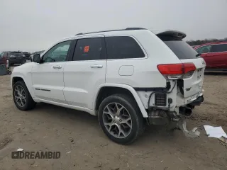 2020 Jeep Grand Cherokee Overland with VIN 1C4RJFCG3LC218906, listed as a Copart auction lot 43684295 with 95,156 mi miles and Salvage Title. Bid and sale history available at carsss.com. Image 2.