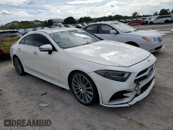 2019 Mercedes-Benz CLS with VIN WDD2J5JB9KA011536, listed as a Copart auction lot 71425463 with 0 mi miles. Bid and sale history available at carsss.com. Image 4.