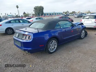 2013 Ford Mustang V6 with VIN 1ZVBP8EM2D5249971, listed as a IAAI auction lot 41501581 with 80,148 mi miles and . Bid and sale history available at DreamBid. Image 4.