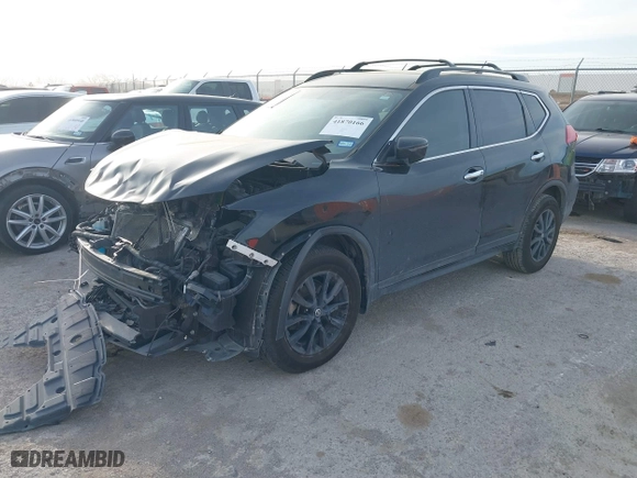 2017 Nissan Rogue SV with VIN 5N1AT2MT8HC814317, listed as a IAAI auction lot 41870166 with 97,437 mi miles. Bid and sale history available at carsss.com. Image 16.