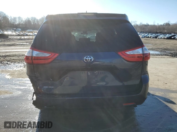 2019 Toyota Sienna L with VIN 5TDZZ3DC6KS013290, listed as a Copart auction lot 49493685 with 76,416 mi miles and Salvage Title. Bid and sale history available at carsss.com. Image 6.