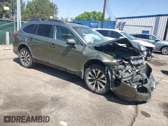 2016 Subaru Outback Limited with VIN 4S4BSENCXG3226960, listed as a Copart auction lot 57768185 with 201,303 mi miles and Salvage title. Bid and sale history available at DreamBid. Image 4.