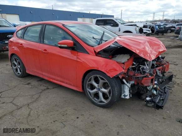 2017 Ford Focus ST with VIN 1FADP3L93HL341045, listed as a Copart auction lot 43318915 with 60,742 mi miles and Clean Title. Bid and sale history available at carsss.com. Image 4.