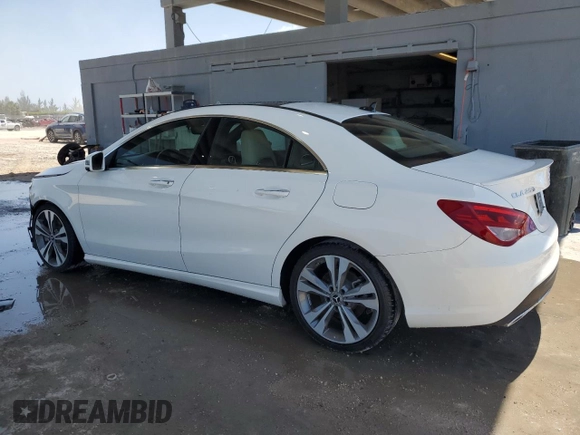 2019 Mercedes-Benz CLA 250 with VIN WDDSJ4GB7KN723389, listed as a Copart auction lot 57032305 with 64,671 mi miles and Salvage title. Bid and sale history available at DreamBid. Image 2.