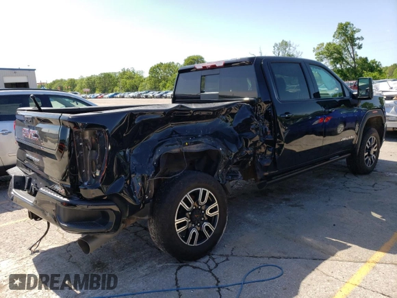 2023 GMC Sierra 3500HD AT4 z VIN 1GT49VEY7PF240124, wystawiony jako Copart lot #53518674 z przebiegiem 48 264 mil mil oraz Szkody całkowita. Historia ofert i sprzedaży dostępna na DreamBid. Obrazek 3.