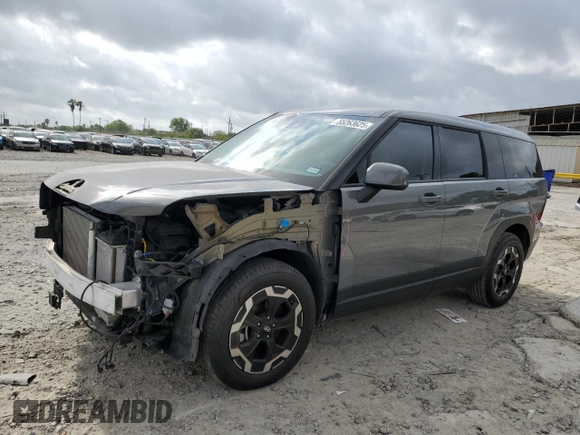 2024 Hyundai Santa Fe SE z VIN 5NMP14GL2RH041729, wystawiony jako Copart lot #55263625 z przebiegiem 6 387 mil mil oraz Szkoda całkowita • Salvage title. Historia ofert i sprzedaży dostępna na DreamBid. Obrazek 1.