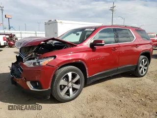 2021 Chevrolet Traverse LT Leather with VIN 1GNEVHKW3MJ164180, listed as a Copart auction lot 71749514 with 36,650 mi miles and Salvage Title. Bid and sale history available at carsss.com. Image 1.