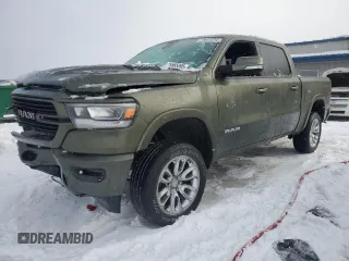 2020 Ram 1500 Laramie with VIN 1C6SRFJT2LN275653, listed as a Copart auction lot 45565095 with 79,446 mi miles and Salvage title. Bid and sale history available at DreamBid. Image 1.