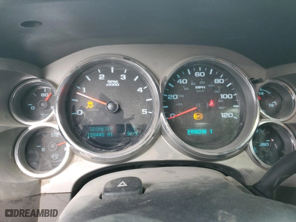 2013 GMC Sierra 2500HD SLE with VIN 1GT220C89DZ157015, listed as a Copart auction lot 45725595 with 120,440 mi miles and Salvage Title. Bid and sale history available at carsss.com. Image 9.