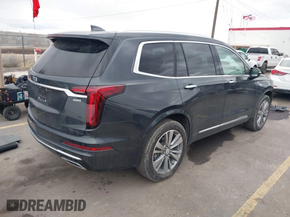 2022 Cadillac XT6 Premium Luxury with VIN 1GYKPDRS3NZ135129, listed as a IAAI auction lot 41789037 with 25,607 mi miles. Bid and sale history available at carsss.com. Image 4.
