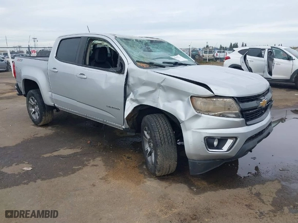 2019 Chevrolet Colorado 4WD Z71 with VIN 1GCGTDEN2K1134619, listed as a IAAI auction lot 41803376 with 158,773 mi miles. Bid and sale history available at carsss.com. Image 1.