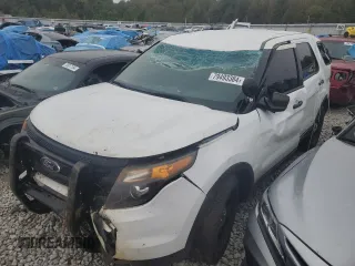 2015 Ford Utility Police Interceptor with VIN 1FM5K8AR4FGA04396, listed as a Copart auction lot 79493384 with 0 mi miles and Salvage Title. Bid and sale history available at carsss.com. Image 1.