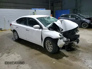 2019 Nissan Sentra SV with VIN 3N1AB7AP6KY299329, listed as a Copart auction lot 84436384 with Not Provided miles and Salvage Title. Bid and sale history available at carsss.com. Image 10.