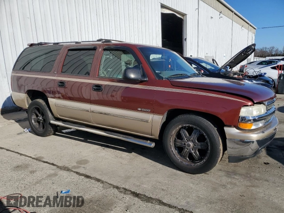 2000 Chevrolet Suburban LT with VIN 3GNEC16T0YG204106, listed as a Copart auction lot 82812134 with 211,674 mi miles and Salvage Title. Bid and sale history available at carsss.com. Image 4.