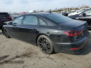 2024 Audi A8 with VIN WAULDAF82RN000941, listed as a Copart auction lot 78061823 with 487 mi miles and Salvage Title. Bid and sale history available at carsss.com. Image 2.