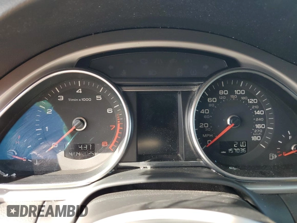 2014 Audi Q7 3.0T Premium Plus with VIN WA1LGAFE0ED004917, listed as a Copart auction lot 51525705 with 157,036 mi miles and Salvage Title. Bid and sale history available at carsss.com. Image 9.