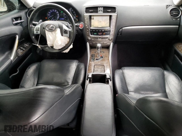2011 Lexus IS 350 with VIN JTHCE5C21B5000344, listed as a Copart auction lot 55415854 with 138,750 mi miles and Salvage title. Bid and sale history available at DreamBid. Image 8.