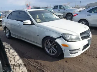 2012 Mercedes-Benz C 250 Sport with VIN WDDGF4HB4CR191843, listed as a IAAI auction lot 41648071 with 138,178 mi miles and . Bid and sale history available at DreamBid. Image 1.