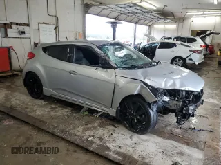 2014 Hyundai Veloster Turbo with VIN KMHTC6AE3EU183570, listed as a Copart auction lot 51014085 with 110,139 mi miles and Clean title. Bid and sale history available at DreamBid. Image 4.