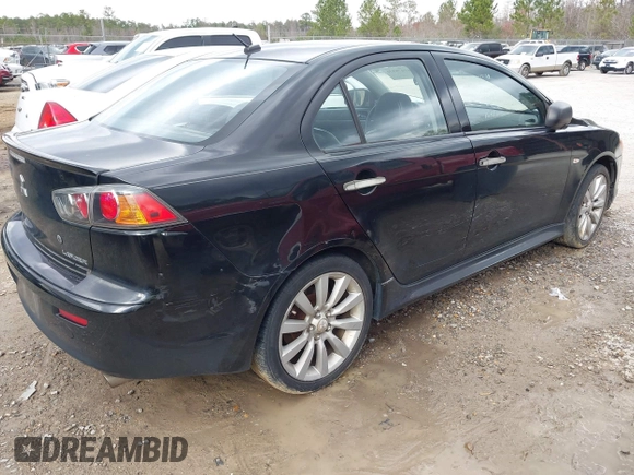 2011 Mitsubishi Lancer GTS with VIN JA32U8FW0BU005510, listed as a IAAI auction lot 41678936 with 204,511 mi miles. Bid and sale history available at carsss.com. Image 4.