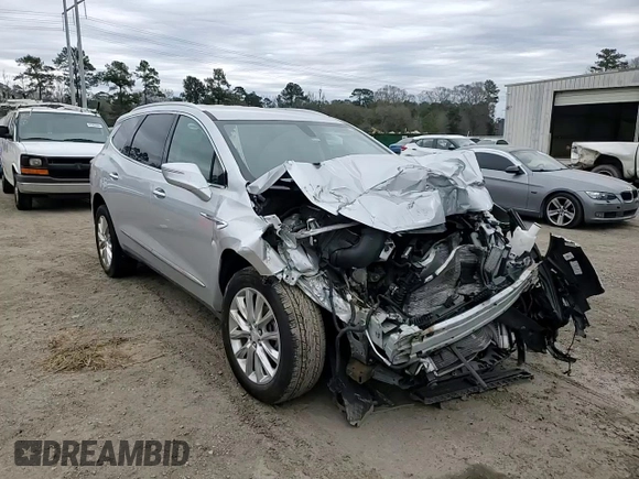 2019 Buick Enclave Essence with VIN 5GAERBKW9KJ245581, listed as a Copart auction lot 47263025 with Not Provided miles and Salvage Title. Bid and sale history available at DreamBid. Image 12.