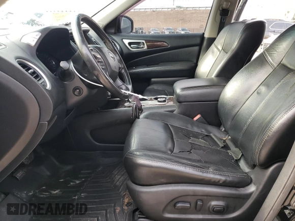 2014 Nissan Pathfinder S with VIN 5N1AR2MM4EC654679, listed as a Copart auction lot 45000635 with 134,569 mi miles and Salvage title. Bid and sale history available at DreamBid. Image 7.