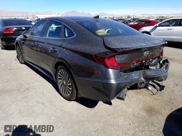 2022 Hyundai Sonata Hybrid Limited with VIN KMHL54JJXNA051936, listed as a Copart auction lot 65468872 with 2,659 mi miles. Bid and sale history available at carsss.com. Image 3.