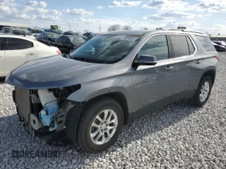 2019 Chevrolet Traverse LT Cloth with VIN 1GNEVGKW6KJ268606, listed as a Copart auction lot 44633055 with 97,347 mi miles and Salvage title. Bid and sale history available at DreamBid. Image 1.