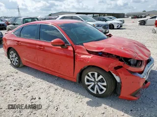 2024 Honda Civic LX z VIN 2HGFE2F20RH576701, wystawiony jako Copart lot #58374835 z przebiegiem 30 042 mil mil oraz Szkoda całkowita • Salvage title. Historia ofert i sprzedaży dostępna na DreamBid. Obrazek 4.
