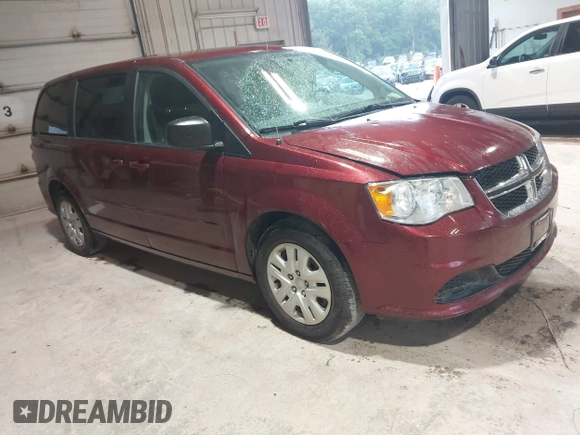 2017 Dodge Grand Caravan SE z VIN 2C4RDGBG7HR865810, wystawiony jako IAAI lot #42414604 z przebiegiem 116 642 mil mil oraz . Historia ofert i sprzedaży dostępna na DreamBid. Obrazek 1.