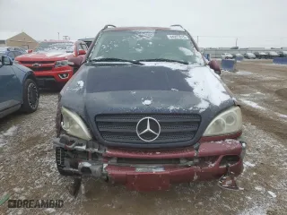 2003 Mercedes-Benz M-Class 3.2L with VIN 4JGAB54E23A392023, listed as a Copart auction lot 44997015 with 139,835 mi miles and Salvage Title. Bid and sale history available at carsss.com. Image 5.