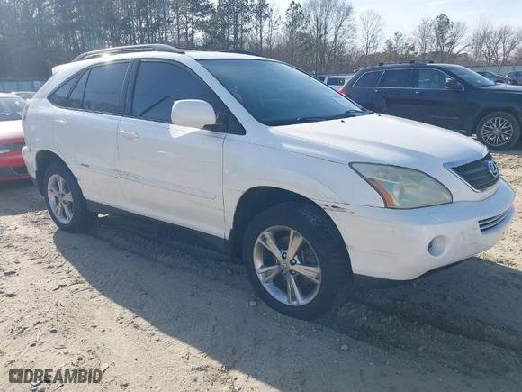2007 Lexus RX 400h with VIN JTJGW31U472002782, listed as a IAAI auction lot 41763035 with 228,650 mi miles. Bid and sale history available at carsss.com. Image 1.