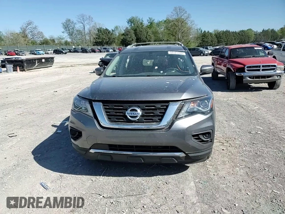 2020 Nissan Pathfinder S with VIN 5N1DR2AN4LC618367, listed as a Copart auction lot 53121335 with 46,683 mi miles and Salvage title. Bid and sale history available at DreamBid. Image 12.
