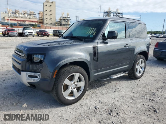 2024 Land Rover Defender S with VIN SALEJ6EX0R2253776, listed as a Copart auction lot 58965225 with 6,926 mi miles and Salvage title. Bid and sale history available at DreamBid. Image 1.