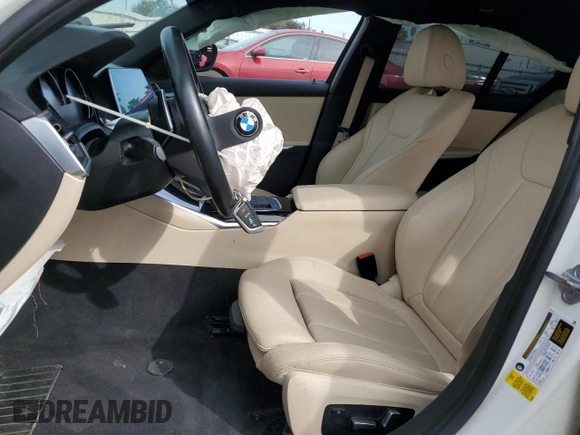 2019 BMW 3 Series 330i with VIN WBA5R1C57KAK09187, listed as a Copart auction lot 45050205 with 0 mi miles and Salvage Title. Bid and sale history available at carsss.com. Image 7.