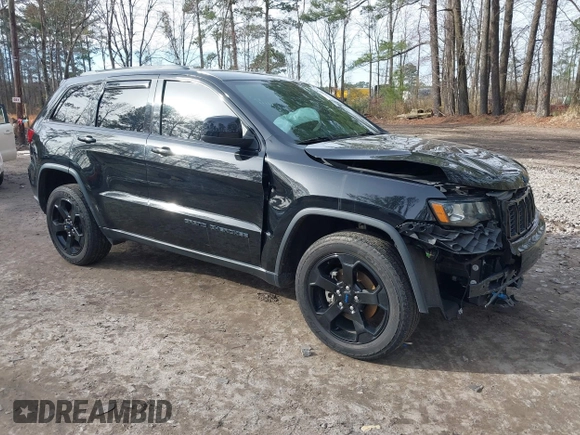 2018 Jeep Grand Cherokee Laredo E with VIN 1C4RJFAG1JC426542, listed as a IAAI auction lot 41729268 with 106,024 mi miles and . Bid and sale history available at DreamBid. Image 1.