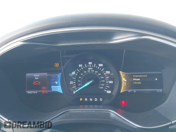 2013 Ford Fusion SE with VIN 3FA6P0HR7DR103159, listed as a IAAI auction lot 42272784 with 85,627 mi miles and . Bid and sale history available at DreamBid. Image 7.
