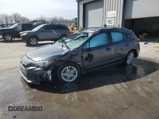 2018 Subaru Impreza Premium with VIN 4S3GTAD63J3729393, listed as a Copart auction lot 49734625 with 0 mi miles and Salvage Title. Bid and sale history available at carsss.com. Image 1.