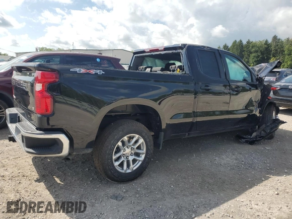2023 Chevrolet Silverado 1500 LT with VIN 1GCRDDED0PZ250746, listed as a Copart auction lot 69834674 with 0 mi miles and Salvage Title. Bid and sale history available at carsss.com. Image 3.