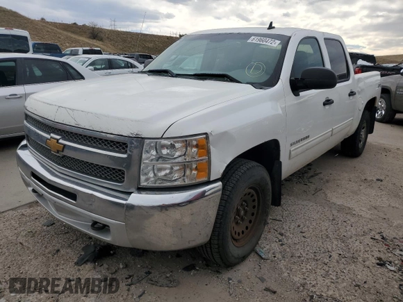 2013 Chevrolet Silverado 1500 LS with VIN 3GCPKREA9DG322507, listed as a Copart auction lot 61960472 with 167,442 mi miles and Non Repairable. Bid and sale history available at DreamBid. Image 2.