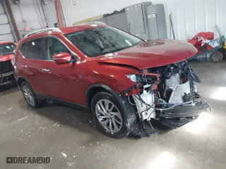 2014 Nissan Rogue SV with VIN 5N1AT2MV9EC774648, listed as a IAAI auction lot 41587650 with 227,748 mi miles. Bid and sale history available at carsss.com. Image 1.