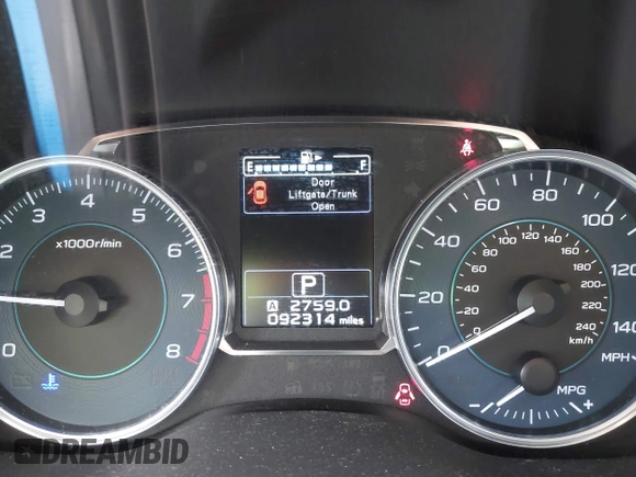 2017 Subaru Crosstrek Limited с VIN JF2GPALCXHH240581, выставлен на аукционе IAAI как лот 42123260 с пробегом 92 314 миль миль и . История ставок и продаж доступна на DreamBid. Изображение 15.
