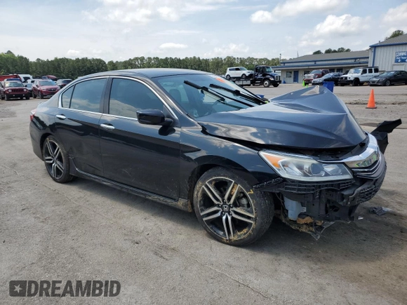 2016 Honda Accord Sport с VIN 1HGCR2F5XGA146915, выставлен на аукционе Copart как лот 57439755 с пробегом 163 780 миль миль и Списание • Salvage title. История ставок и продаж доступна на DreamBid. Изображение 4.